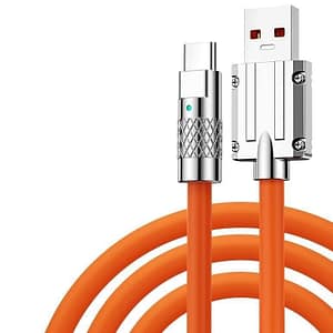 120W 6A USB C Cable Liquid Silicone Fast Charging