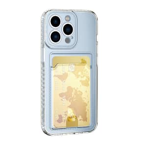 Clear Card Holder Case for iPhone 11-17