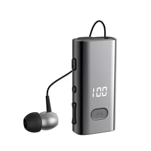 F908 V5.4 Bluetooth Collar Clip Headset TF Card Support